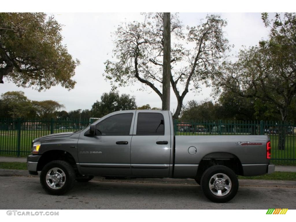 Mineral Gray Metallic 2006 Dodge Ram 2500 SLT Quad Cab 4x4 Exterior Photo #45321099