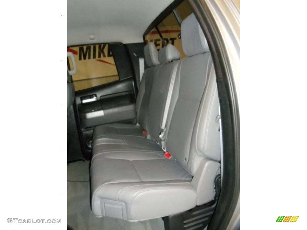 2008 Tundra Limited Double Cab - Silver Sky Metallic / Graphite Gray photo #42