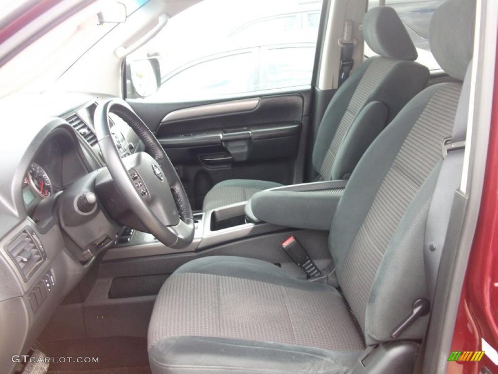 Charcoal Interior 2010 Nissan Armada SE 4WD Photo #45321275