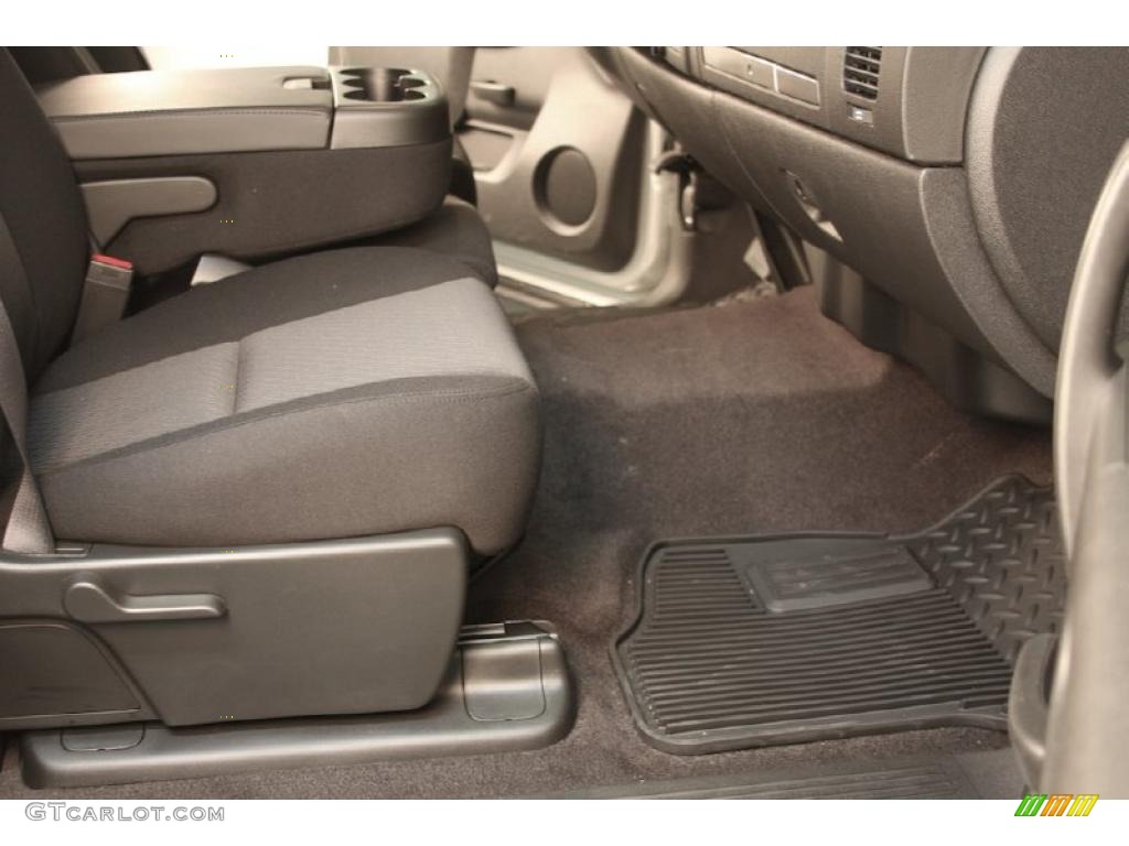 2011 Silverado 1500 LT Crew Cab 4x4 - Sheer Silver Metallic / Ebony photo #7