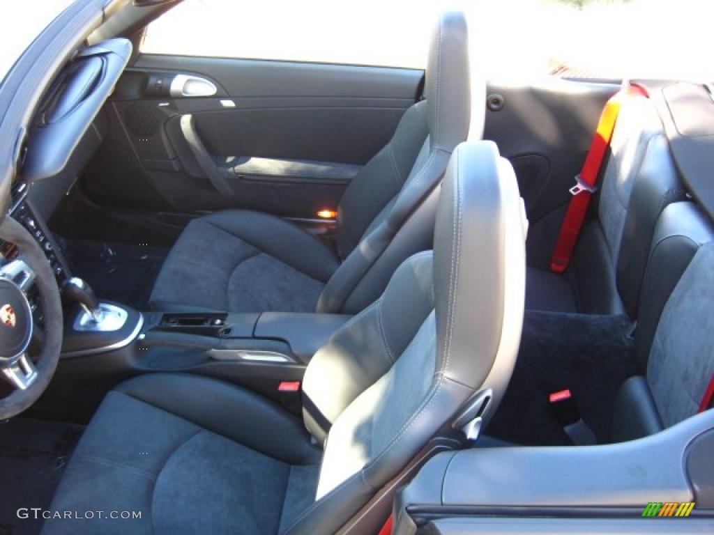 Black Interior 2011 Porsche 911 Carrera 4S Cabriolet Photo #45323056