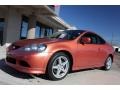 2006 Blaze Orange Metallic Acura RSX Type S Sports Coupe  photo #13