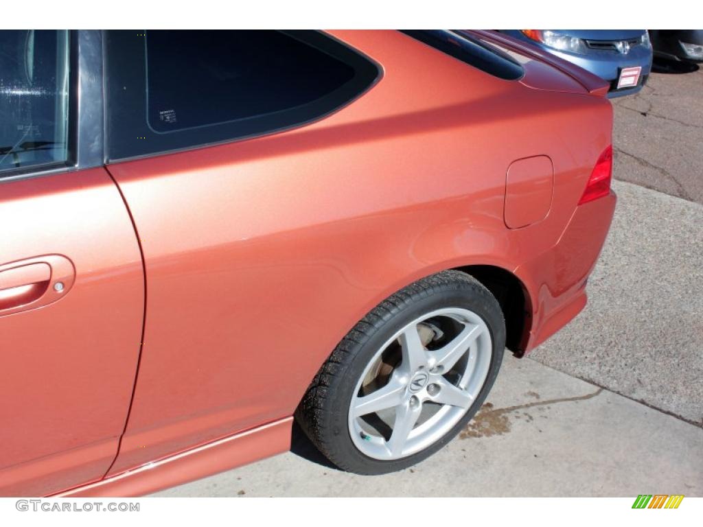2006 RSX Type S Sports Coupe - Blaze Orange Metallic / Ebony photo #20