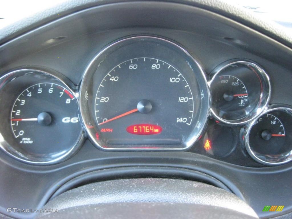 2007 Pontiac G6 GTP Coupe Gauges Photo #45323944