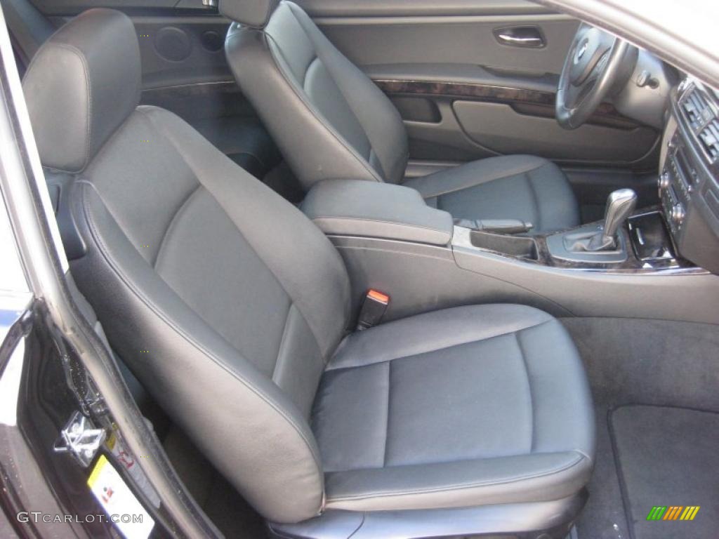 Black Interior 2007 BMW 3 Series 328xi Coupe Photo #45324709