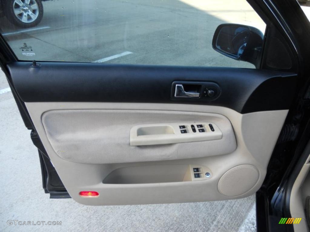 2000 Volkswagen Jetta GLS Sedan Beige Door Panel Photo #45325150