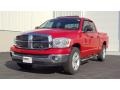 2007 Flame Red Dodge Ram 1500 SLT Quad Cab  photo #1