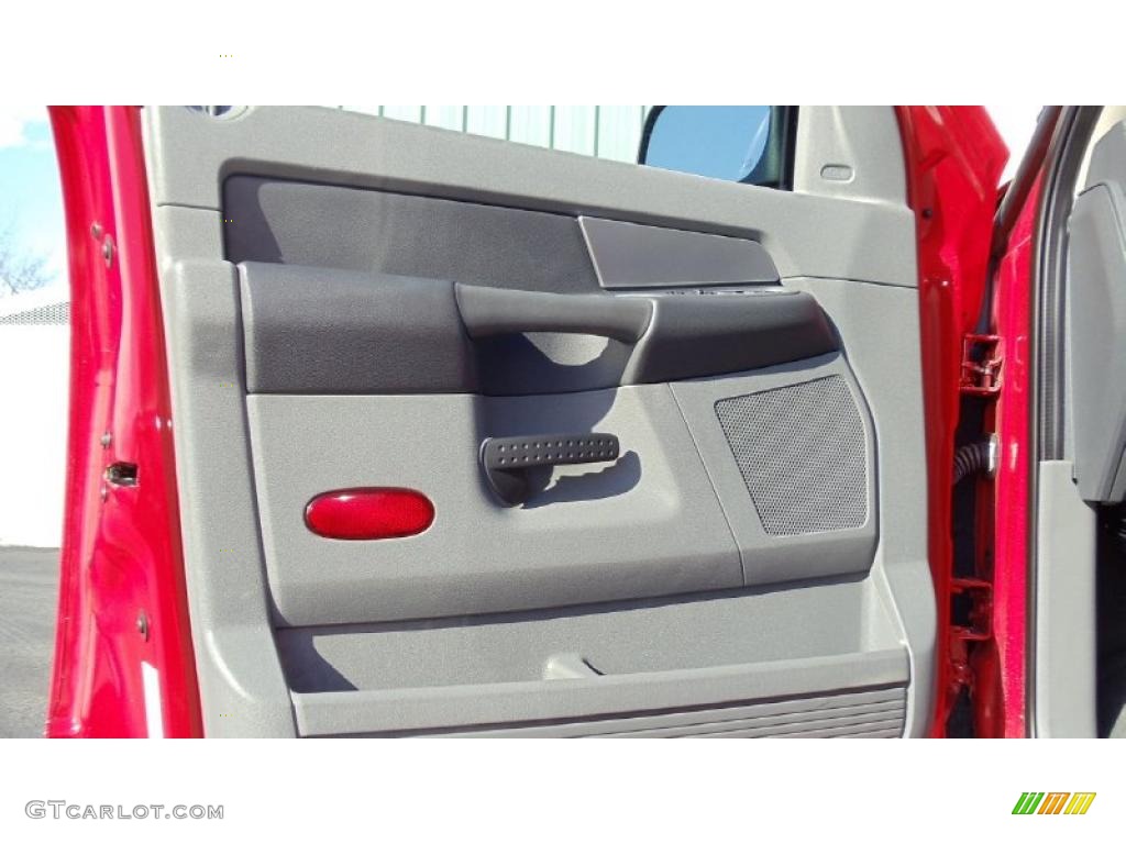 2007 Ram 1500 SLT Quad Cab - Flame Red / Medium Slate Gray photo #8