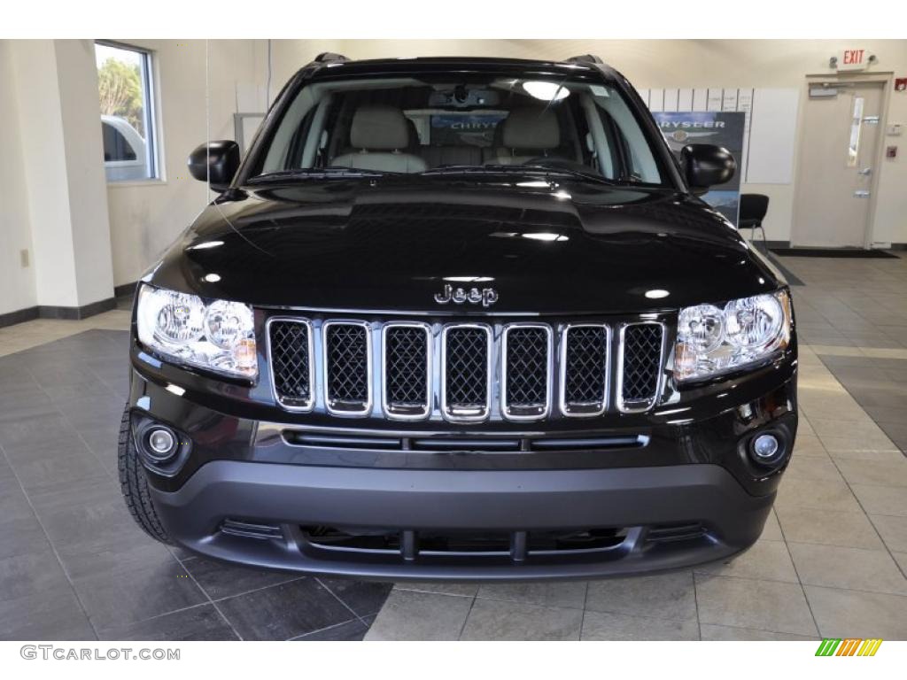 Brilliant Black Crystal Pearl 2011 Jeep Compass 2.4 Limited Exterior Photo #45326303