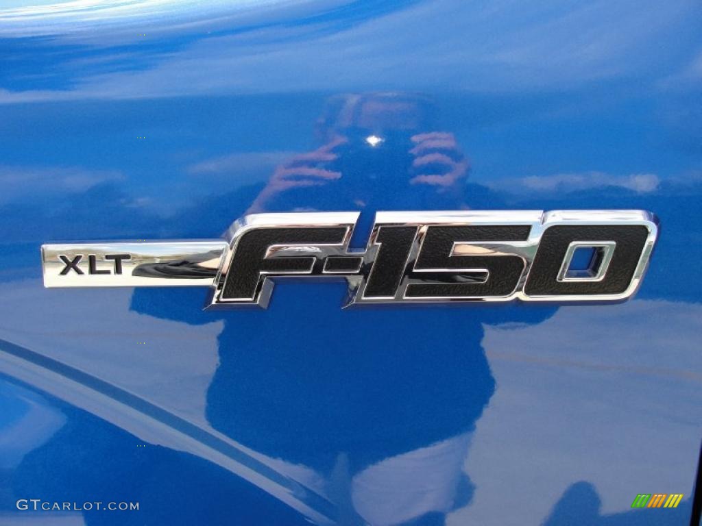 2011 F150 XLT SuperCrew 4x4 - Blue Flame Metallic / Steel Gray photo #13