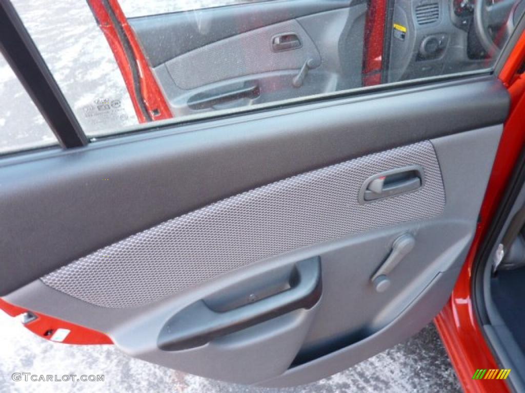 2010 Kia Rio LX Sedan Gray Door Panel Photo #45326895