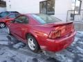 2002 Laser Red Metallic Ford Mustang V6 Coupe  photo #2