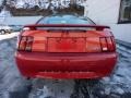 2002 Laser Red Metallic Ford Mustang V6 Coupe  photo #3