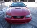 2002 Laser Red Metallic Ford Mustang V6 Coupe  photo #10