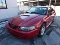 2002 Laser Red Metallic Ford Mustang V6 Coupe  photo #11