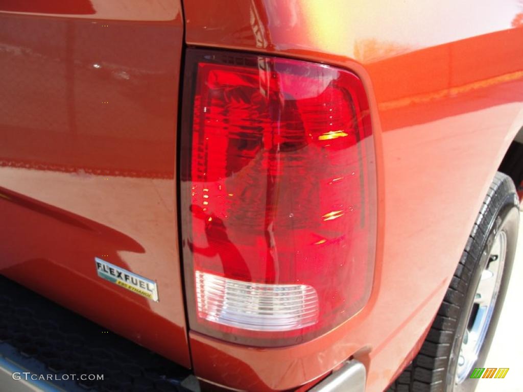 2009 Ram 1500 ST Quad Cab - Sunburst Orange Pearl / Dark Slate/Medium Graystone photo #20