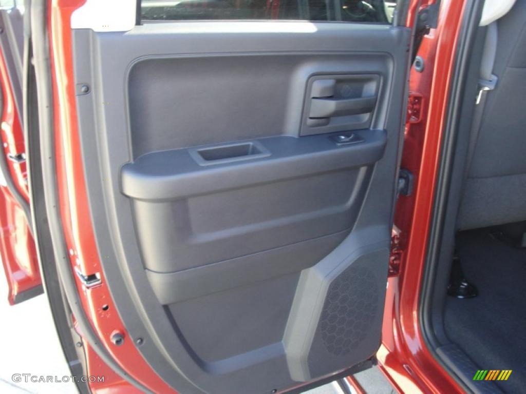 2009 Ram 1500 ST Quad Cab - Sunburst Orange Pearl / Dark Slate/Medium Graystone photo #29