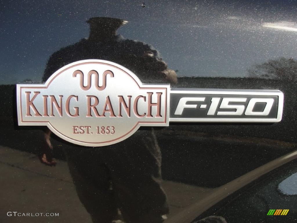 2010 F150 King Ranch SuperCrew 4x4 - Tuxedo Black / Chapparal Leather photo #18