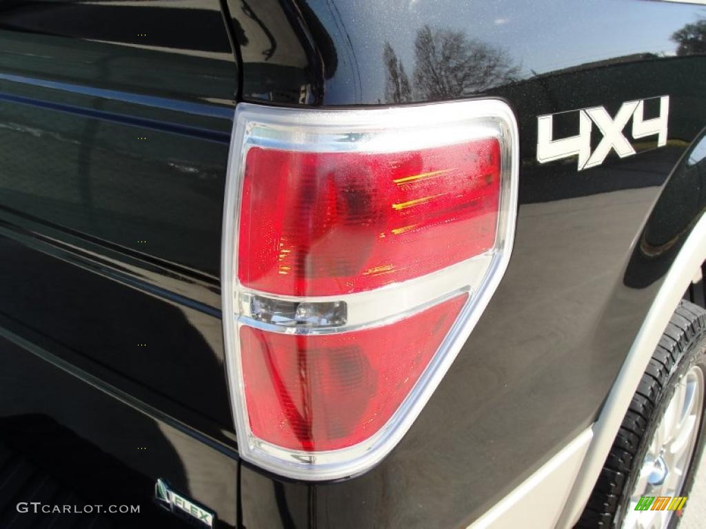 2010 F150 King Ranch SuperCrew 4x4 - Tuxedo Black / Chapparal Leather photo #23