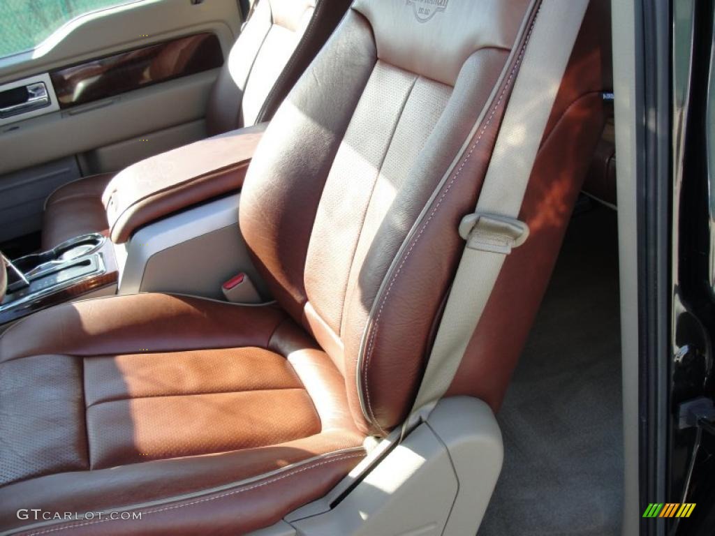 2010 F150 King Ranch SuperCrew 4x4 - Tuxedo Black / Chapparal Leather photo #37