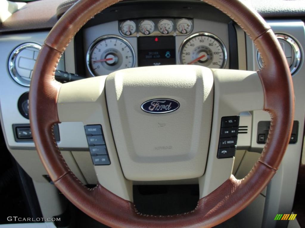 2010 F150 King Ranch SuperCrew 4x4 - Tuxedo Black / Chapparal Leather photo #46