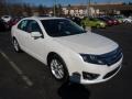 2011 White Platinum Tri-Coat Ford Fusion SEL V6  photo #1