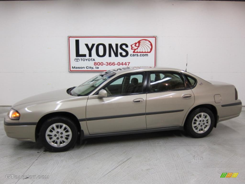 2002 Impala  - Sandrift Metallic / Medium Gray photo #1