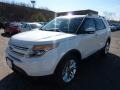 2011 White Platinum Tri-Coat Ford Explorer Limited 4WD  photo #5