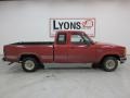 1991 Electric Current Red Metallic Ford Ranger XLT Extended Cab  photo #8