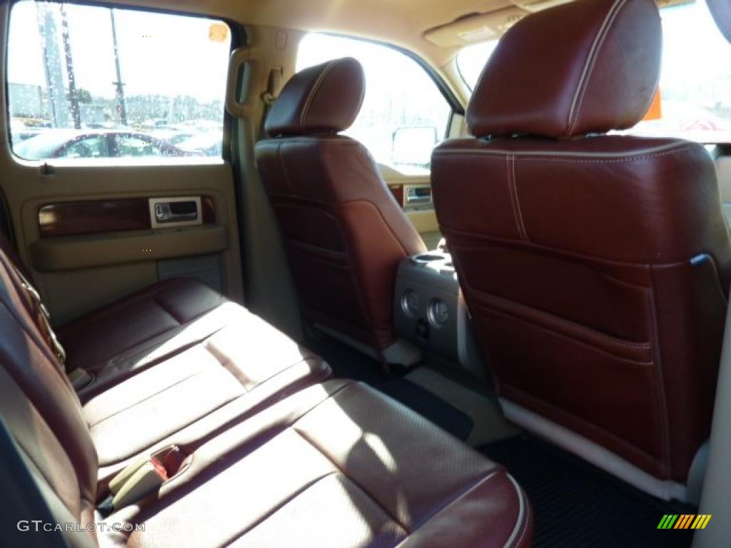2009 F150 King Ranch SuperCrew 4x4 - Royal Red Metallic / Chaparral Leather/Camel photo #16