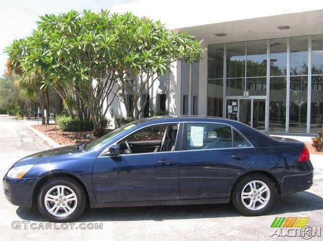 2006 Accord SE Sedan - Royal Blue Pearl / Gray photo #65