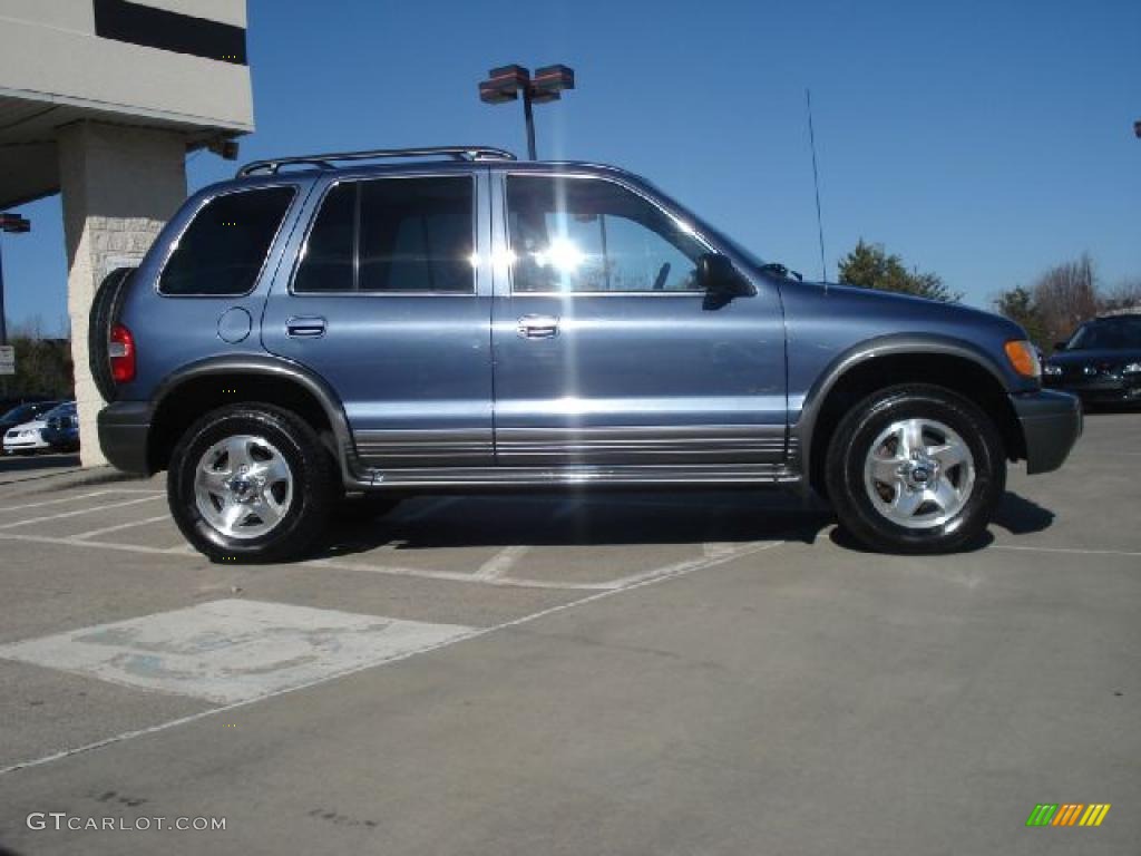 2002 Sportage 4x4 - Slate Blue / Gray photo #2