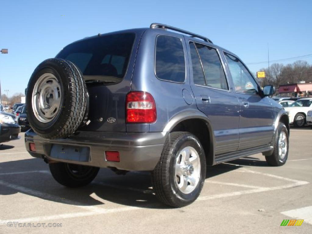 2002 Sportage 4x4 - Slate Blue / Gray photo #3
