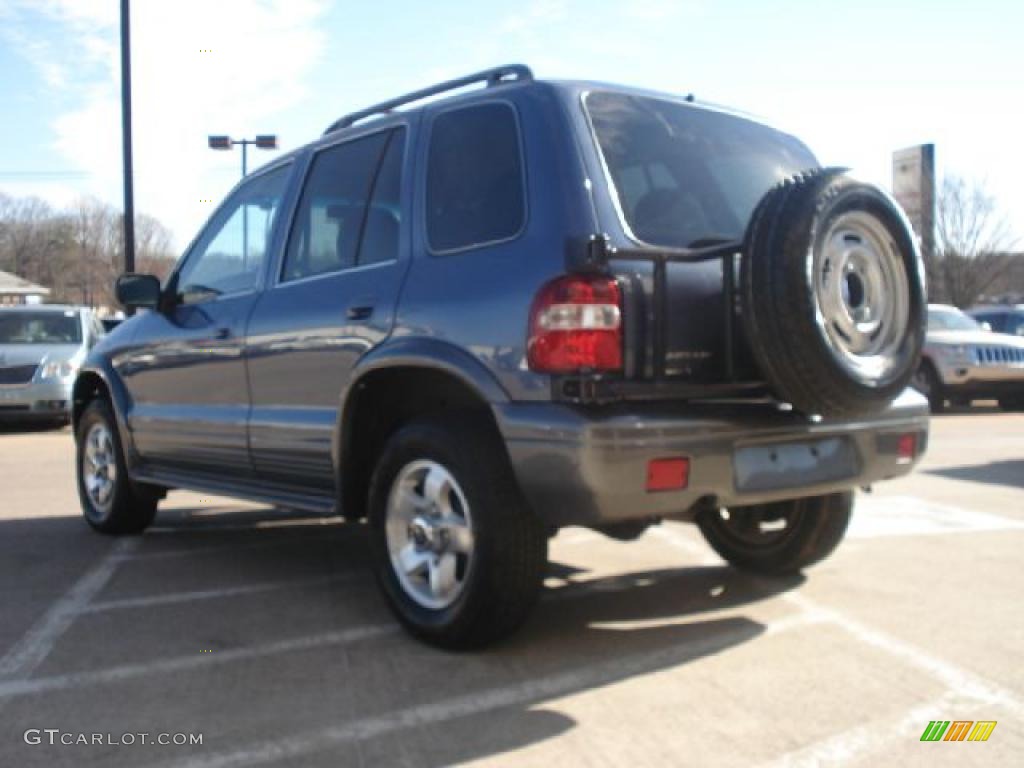 2002 Sportage 4x4 - Slate Blue / Gray photo #5