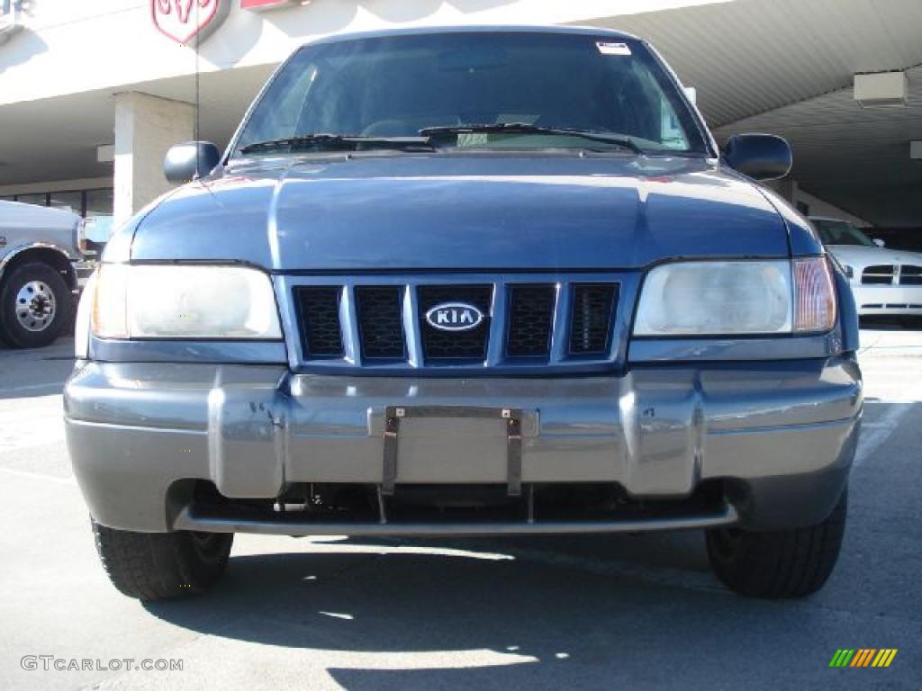 2002 Sportage 4x4 - Slate Blue / Gray photo #7