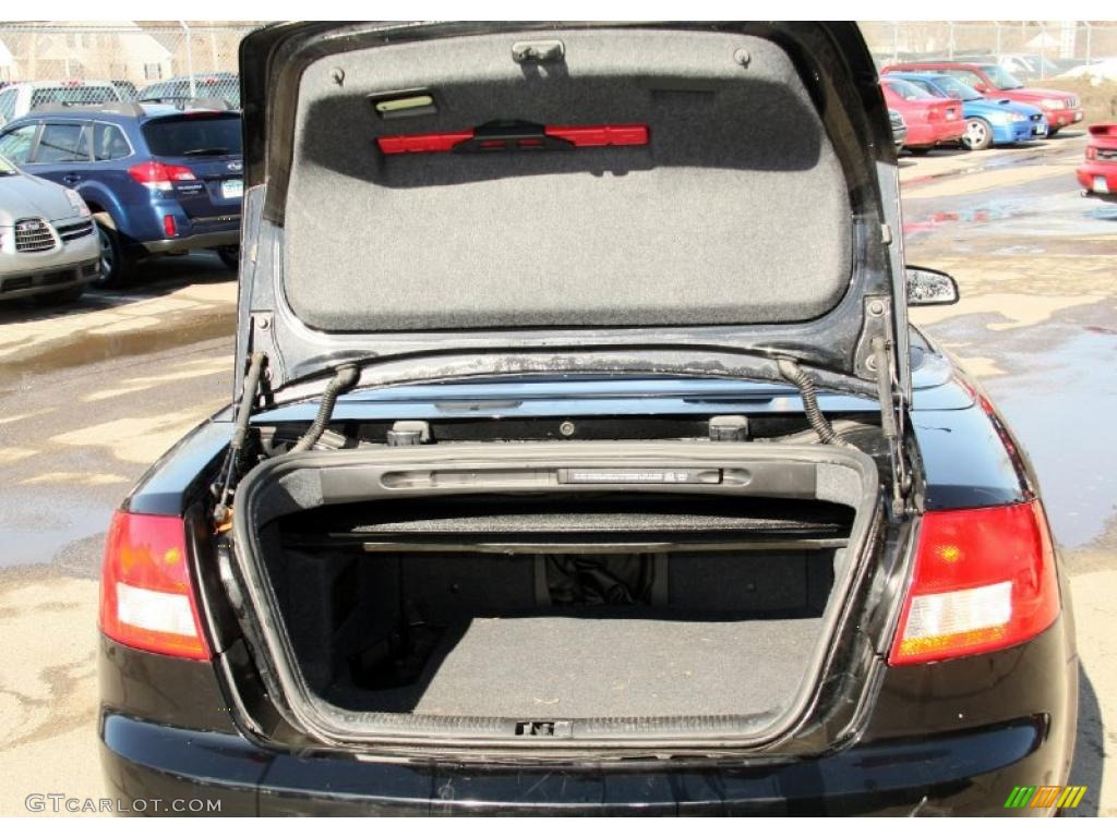 2005 A4 3.0 quattro Cabriolet - Brilliant Black / Ebony photo #8