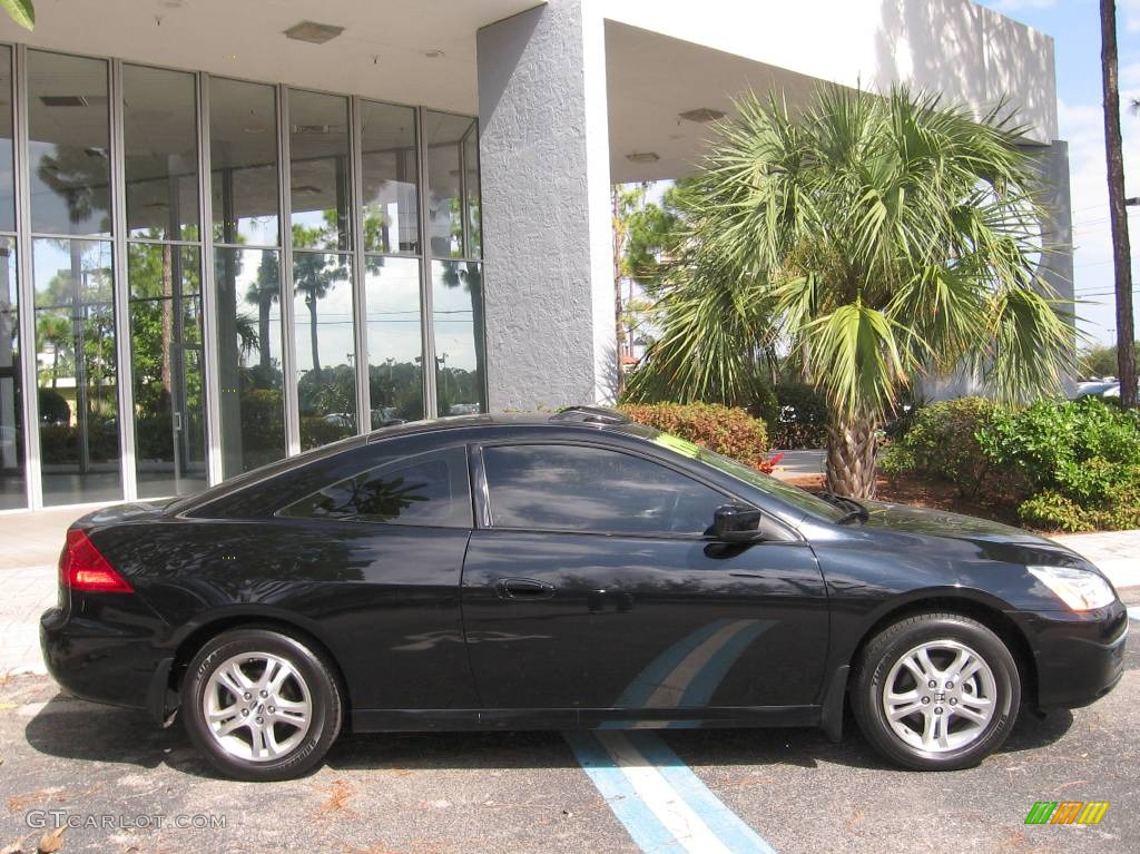 2006 Accord EX-L Coupe - Nighthawk Black Pearl / Black photo #2