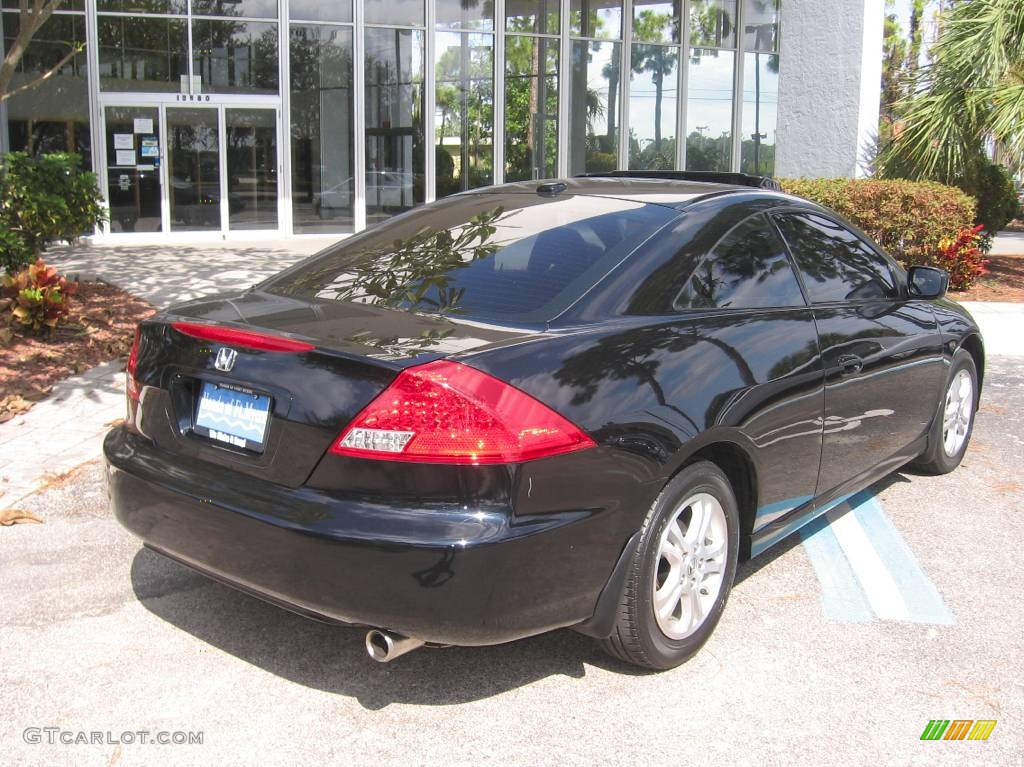 2006 Accord EX-L Coupe - Nighthawk Black Pearl / Black photo #3
