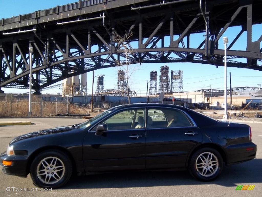 2002 Diamante LS - Pendleton Black Pearl / Brown/Tan photo #2