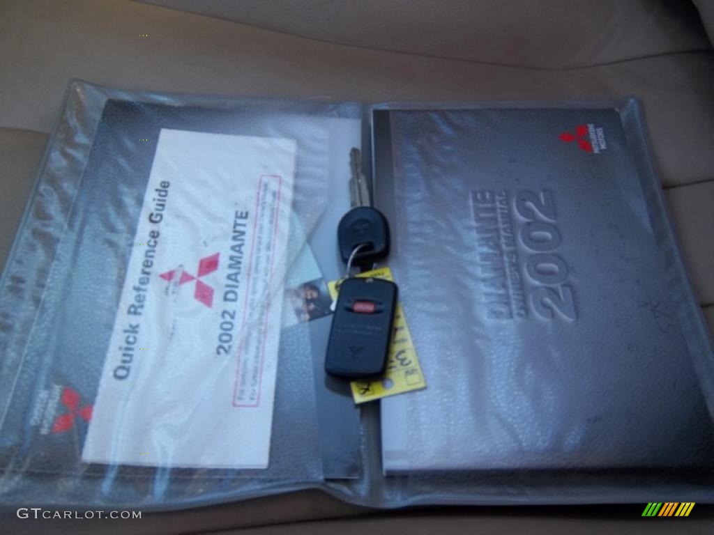 2002 Diamante LS - Pendleton Black Pearl / Brown/Tan photo #16