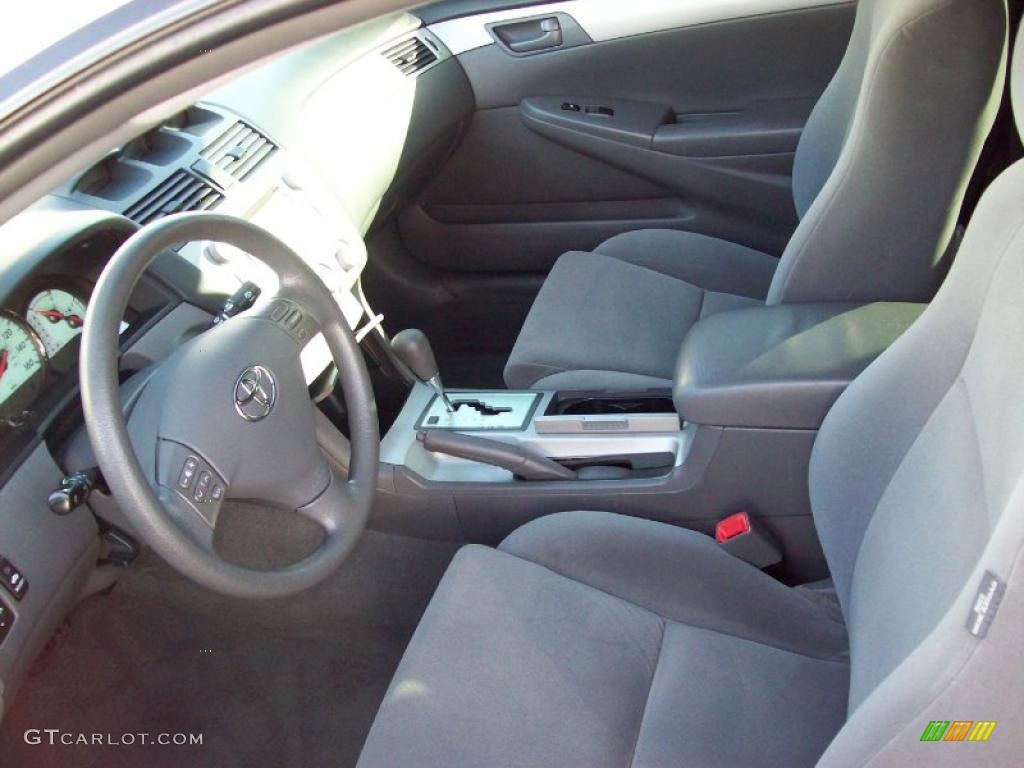 Dark Stone Interior 2005 Toyota Solara SE Coupe Photo #45337469