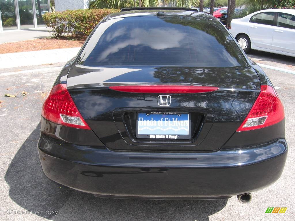2006 Accord EX-L Coupe - Nighthawk Black Pearl / Black photo #8