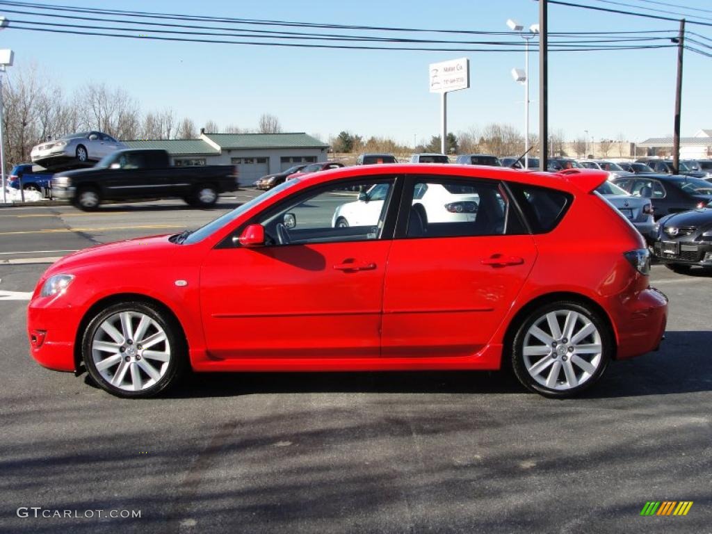 True Red 2007 Mazda MAZDA3 MAZDASPEED3 Grand Touring Exterior Photo #45340769