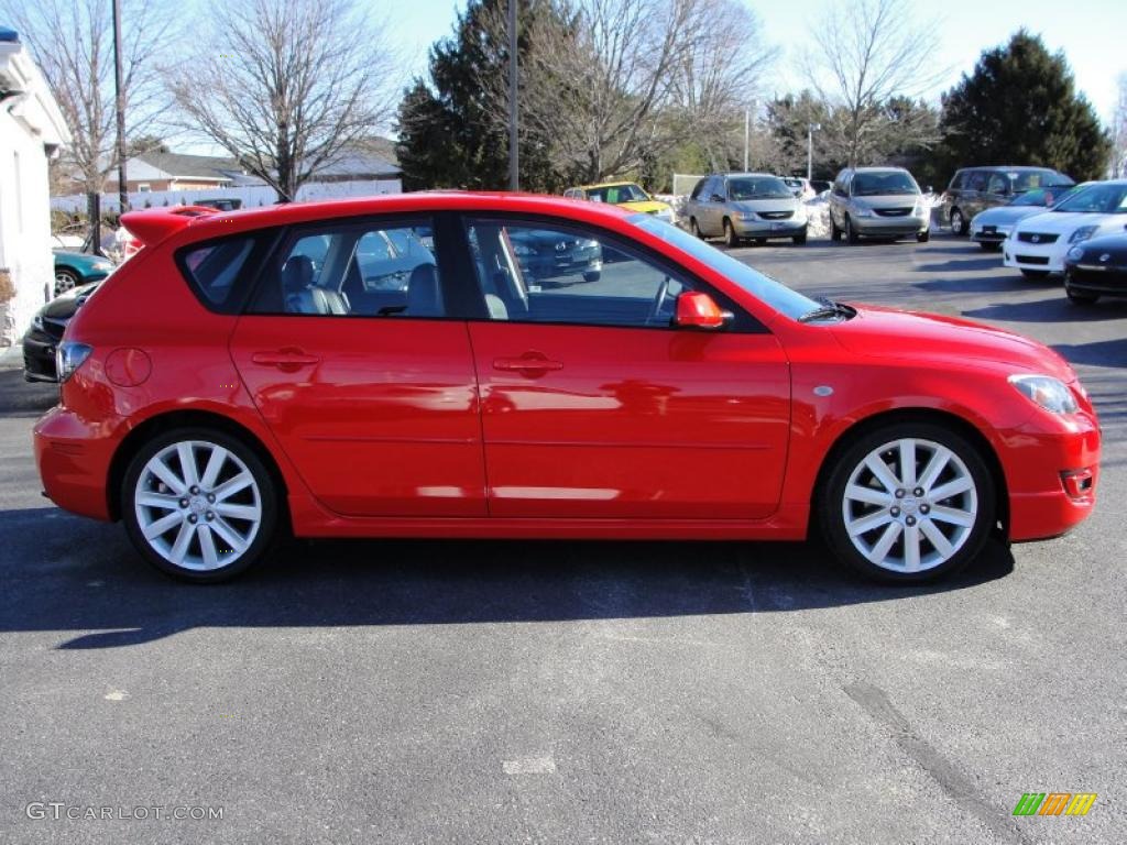 True Red 2007 Mazda MAZDA3 MAZDASPEED3 Grand Touring Exterior Photo #45340825