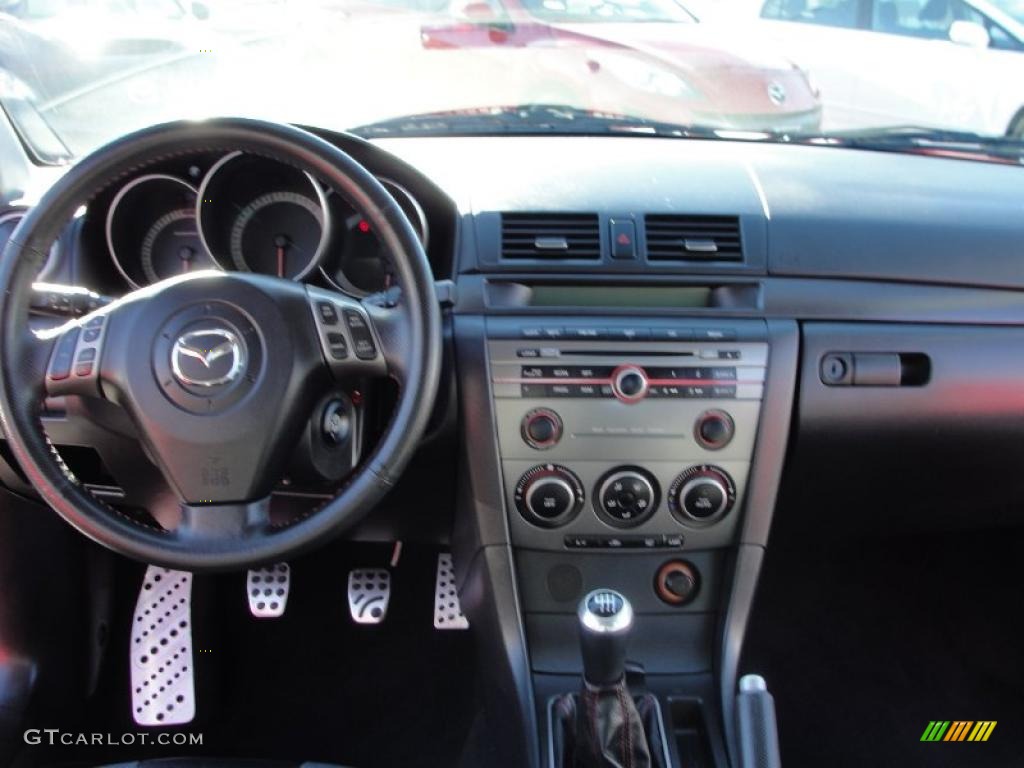 2007 Mazda MAZDA3 MAZDASPEED3 Grand Touring Gray/Black Dashboard Photo #45340925