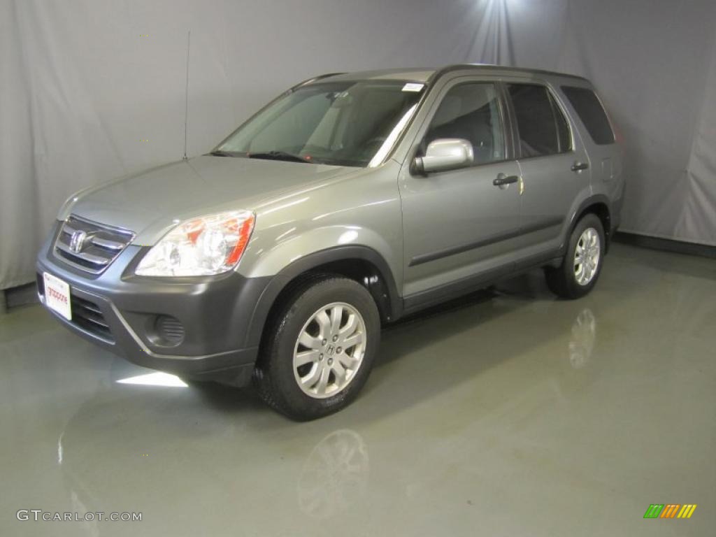 2005 CR-V EX 4WD - Silver Moss Metallic / Black photo #1