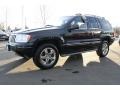 2004 Brillant Black Crystal Pearl Jeep Grand Cherokee Overland 4x4  photo #5