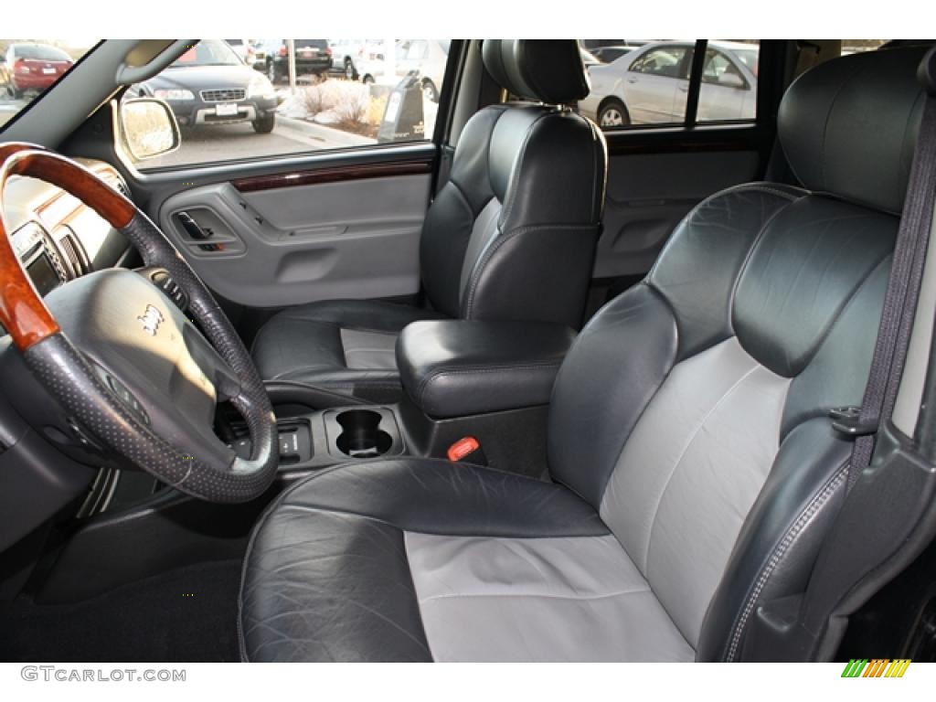 Dark Slate Gray Interior 2004 Jeep Grand Cherokee Overland 4x4 Photo #45342769