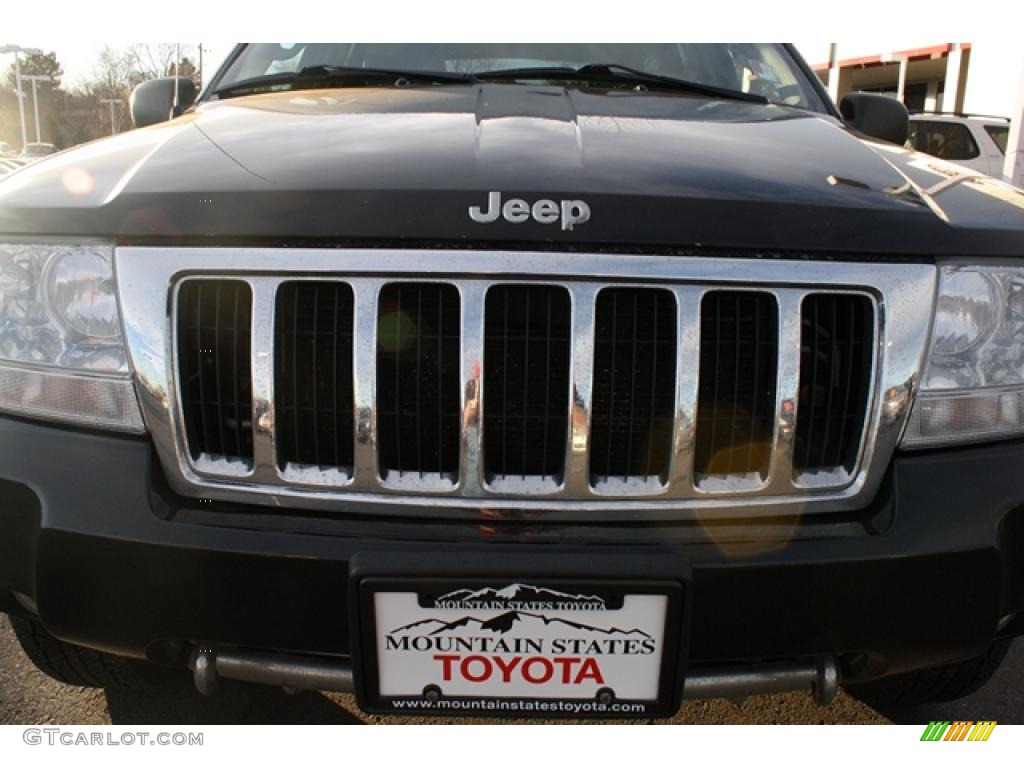 2004 Grand Cherokee Overland 4x4 - Brillant Black Crystal Pearl / Dark Slate Gray photo #29