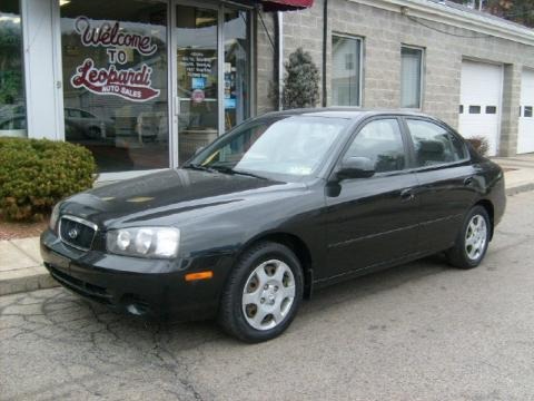 2002 Hyundai Elantra Black hyundai elantra 2002 black. 2002 Hyundai Elantra Black